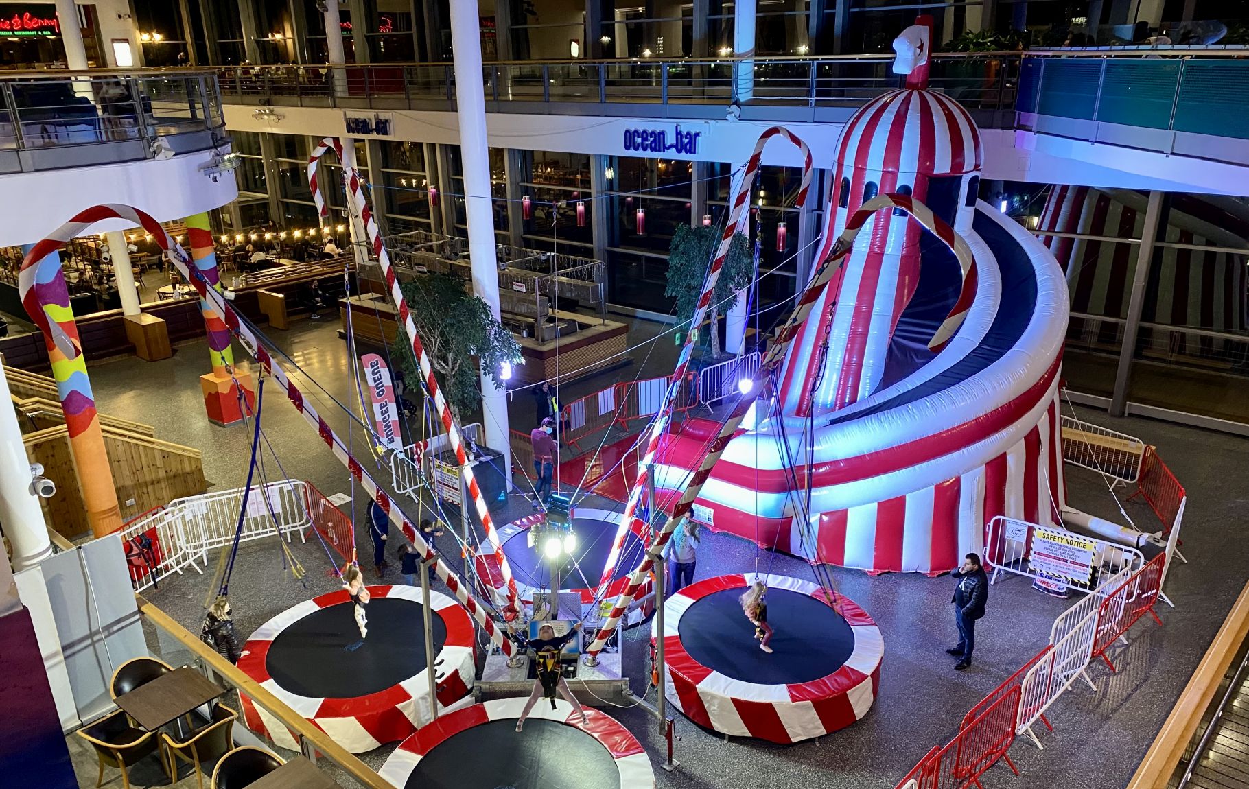 Bungee Trampolines & Helter Skelter!